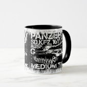 Panzer IV 11 oz Ringer Mok (Voorkant rechts)