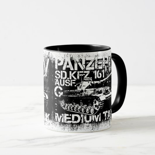 Panzer IV 11 oz Ringer Mok (Voorkant rechts)