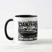 Panzer IV 11 oz Ringer Mok (Links)