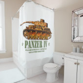 Panzer IV D Tweede Wereldoorlog Duitse Medium Tank Douchegordijn (In situ)