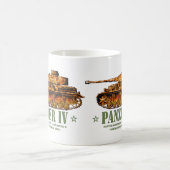 Panzer IV D Tweede Wereldoorlog Duitse Medium Tank Koffiemok (Center)