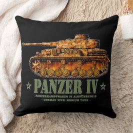 Panzer IV D Tweede Wereldoorlog Duitse Medium Tank Kussen