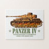 Panzer IV D Tweede Wereldoorlog Duitse Medium Tank Legpuzzel (Horizontaal)