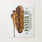 Panzer IV D Tweede Wereldoorlog Duitse Medium Tank Legpuzzel (Verticaal)