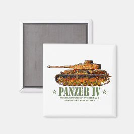 Panzer IV D Tweede Wereldoorlog Duitse Medium Tank Magneet