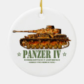 Panzer IV D Tweede Wereldoorlog Duitse Middelzware Keramisch Ornament (Achterkant)