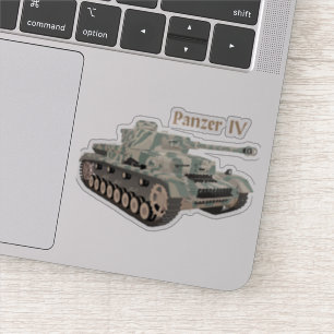 Panzer IV Duitse WW2 Battle Tank Sticker