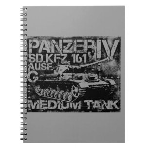 Panzer IV-fotonotebook (80 pagina's B&W) Notitieboek