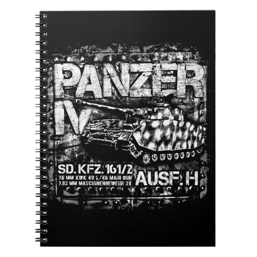 Panzer IV Notitieboek (Voorkant)