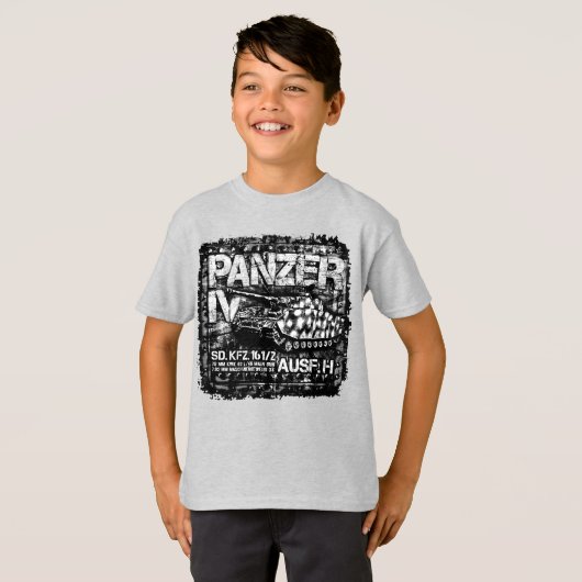 Panzer IV T-shirt (Voorkant volledig)