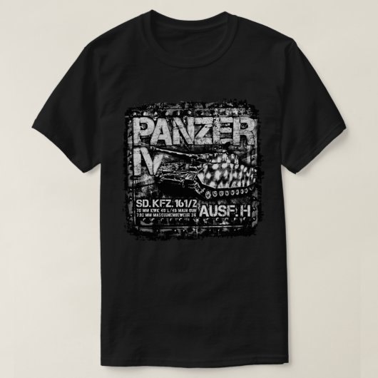Panzer IV T-shirt (Design voorkant)