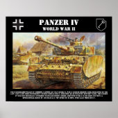 Panzer IV Tank Poster (Voorkant)