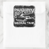 Panzer IV Vierkante Stickers (Tas)