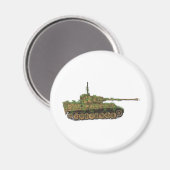 Panzer VI Tiger89 Magneet (Voorkant / Achterkant)