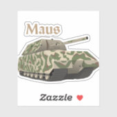 Panzer VIII Maus German WW2 Battle Tank Sticker (Vel)