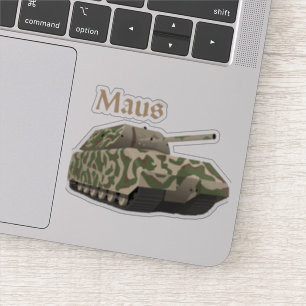 Panzer VIII Maus German WW2 Battle Tank Sticker