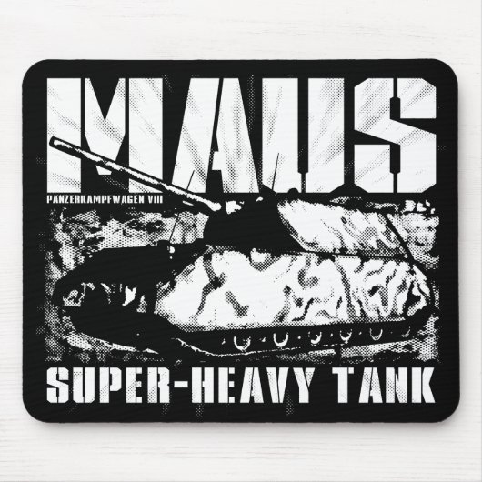 Panzer VIII Maus Mousepad Muismat (Voorkant)