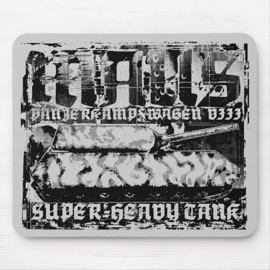 Panzer VIII Maus Mousepad Muismat (Voorkant)