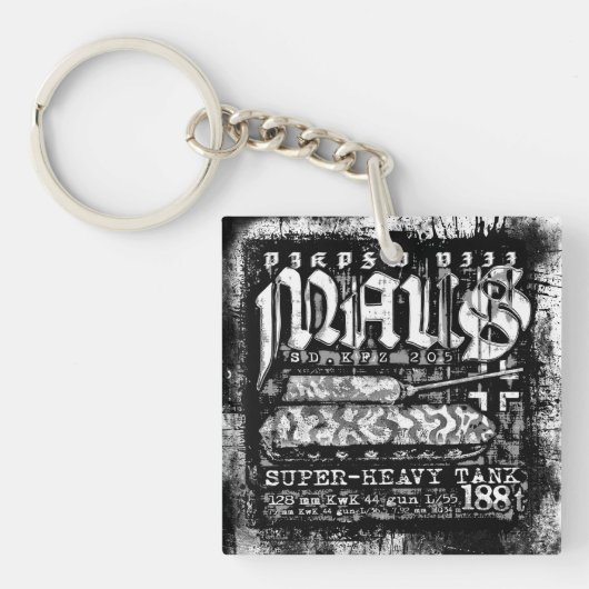 Panzer VIII Maus Sleutelhanger (Voorkant)