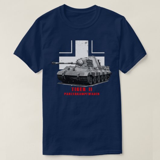 Panzerkampfwagen Tiger II Militaire Tank WW2 (Design voorkant)