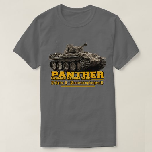 Panzerkampfwagen V Panter Duitse Tank WW2 (Design voorkant)