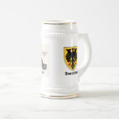 Panzerschiff Deutschland Stein Bierpul (Voorkant rechts)