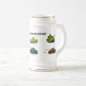 Panzerwaffe German Tank Stein Bierpul (Voorkant rechts)