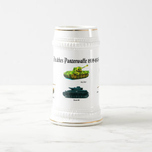 Panzerwaffe German Tank Stein Bierpul