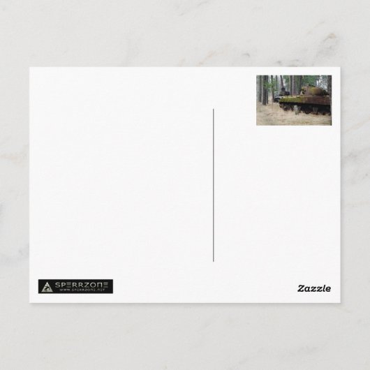 PANZERWALD BRIEFKAART (Achterkant)