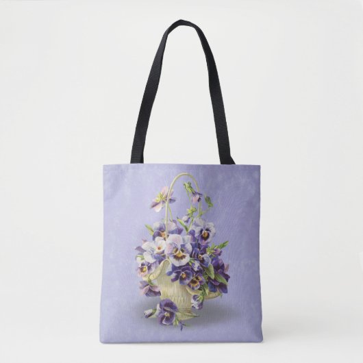 Panzig mandje boeket tote bag (Voorkant)