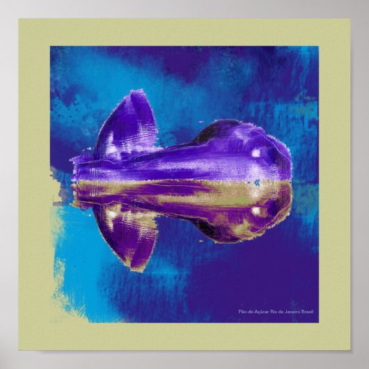 Pão de Açúcar Rio Brasil Poster (Voorkant)