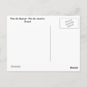Pão de Açúcar (Rio de Janeiro) Briefkaart (Achterkant)