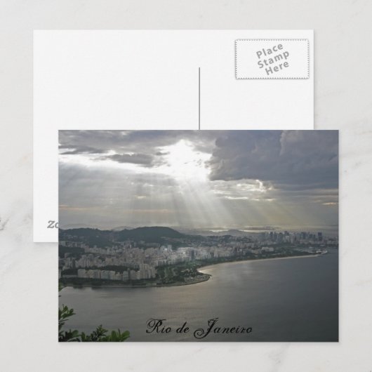 pao de açucar, Rio de Janeiro Briefkaart (Voorkant / Achterkant)