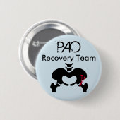 PAO Recovery Team - kleine knop Ronde Button 5,7 Cm (Voorkant /achterkant)