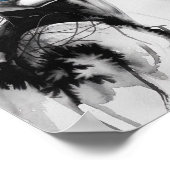 Paola Sal's hyperrealistische waterverf Poster (Hoek)