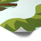 Paoli Oranje County Indiana Ski poster (Hoek)