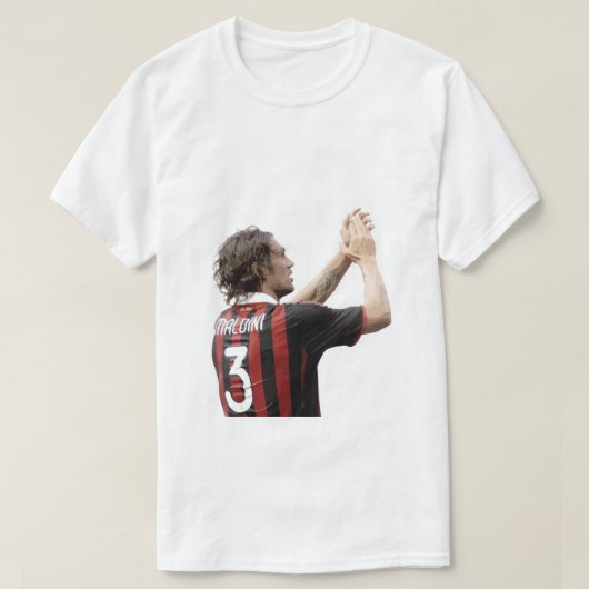 Paolo Maldini - FOOTBALL LEGENDS Graphic T-shirt (Design voorkant)