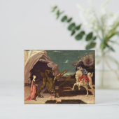 PAOLO UCCELLO - Saint George en de Draak 1470 Briefkaart (Staand voorkant)