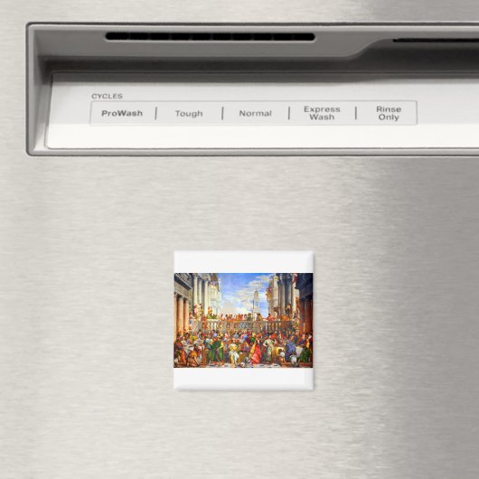 Paolo Veronese bruiloft op Cana Magneet (Insitu (Vaatwasser))