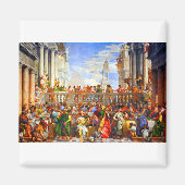 Paolo Veronese bruiloft op Cana Magneet (Voorkant)