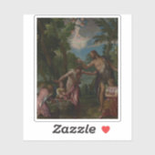 Paolo Veronese - De doop van Christus Sticker (Vel)