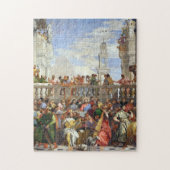 Paolo Veronese - Het huwelijk op Cana 1563 Legpuzzel (Verticaal)
