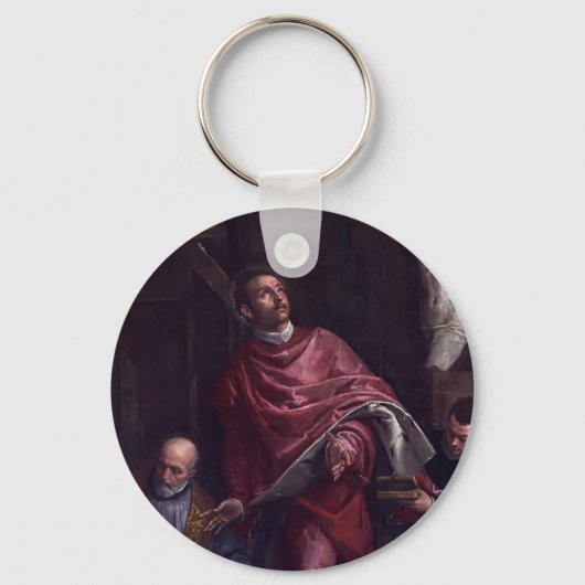 Paolo Veronese - Omschakeling van St. Pantaleon Sleutelhanger (Voorkant)