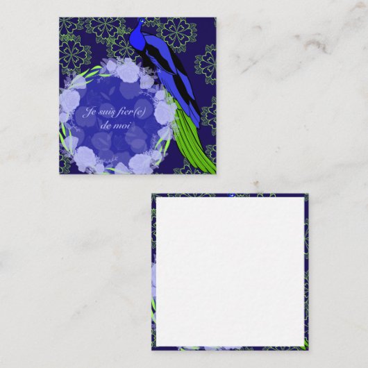 Paon Informatiekaartje (Voorkant / Achterkant)