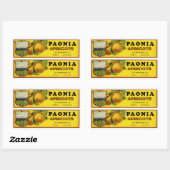 Paonia Abriots Label Art (Vel)