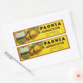Paonia Abriots Label Art (Envelop)