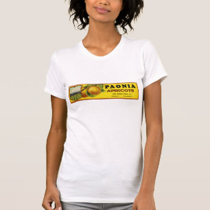 Paonia Abriots Label Art T-shirt