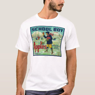 Paonia, Colorado, schooljongen Apple Label T-shirt