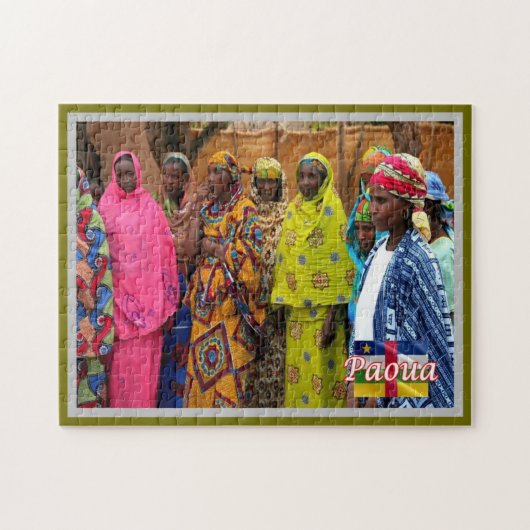 Paoua - Les femmes - Legpuzzel (Horizontaal)