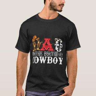 Pap 1e Eerste Verjaardag Cowboy Western Rodeo Part T-shirt